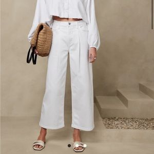 Banana Republic Factory HIGH-RISE WIDE-LEG CROPPED JEAN